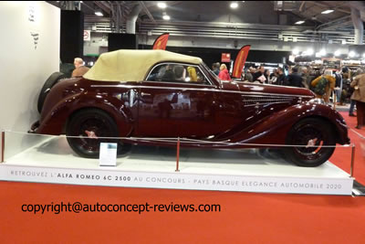 1939 Alfa Romeo 6C 2500 Sport Cabriolet by Touring 